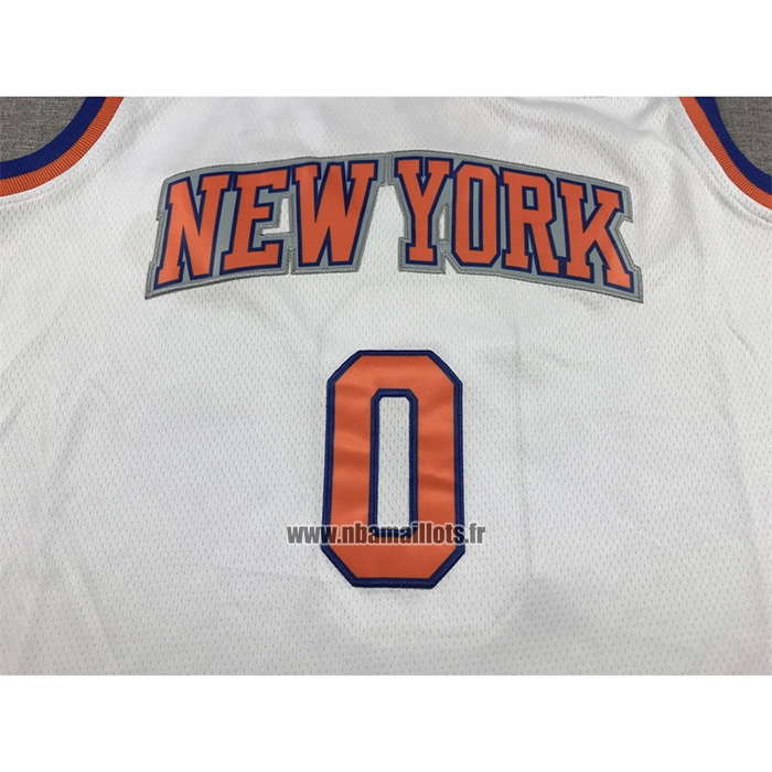 Maillot New York Knicks Donte Divincenzo NO 0 Association Blanc